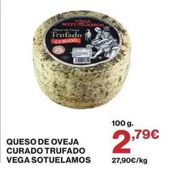 Vega Sotuelamos - Queso De Oveja Curado Trufado