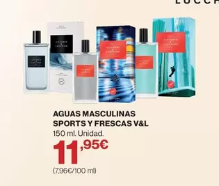 Agua Masculinas Sports Y Frescas