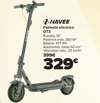 Navee - Patinete Electrico GT3