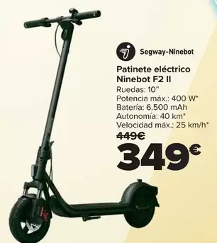 Segway Ninebot - Patinete Electrico Ninebot F2 II