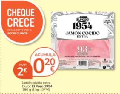 elpozo - Jamon Cocido Extra Duroc