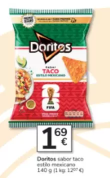 doritos - Sabor Taco Estilo Mexicano