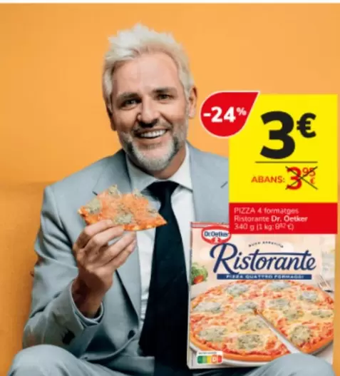 Dr Oetker - Pizza 4 Formatge