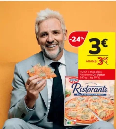 Dr Oetker - Pizza 4 Formatge Brownie Dr. Oetker