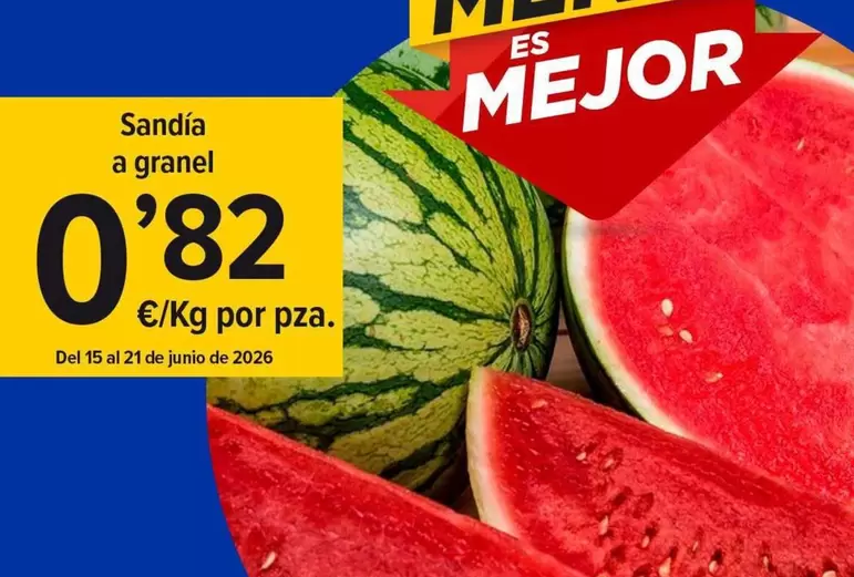 Sandía A Granel