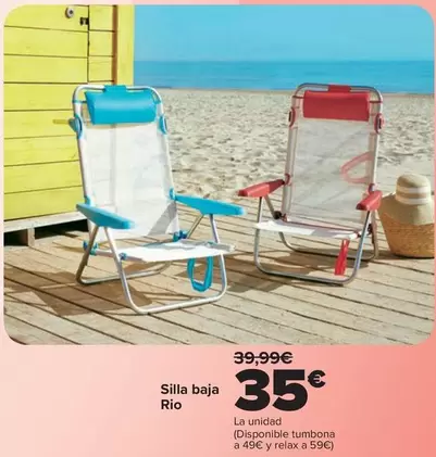 Silla Baja Rio