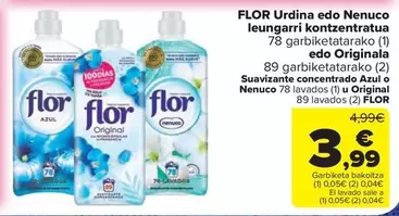 Flor - Urdina edo nenuco leungarri kontzentratua