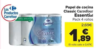 carrefour - Papel De Cocina Classic Essential