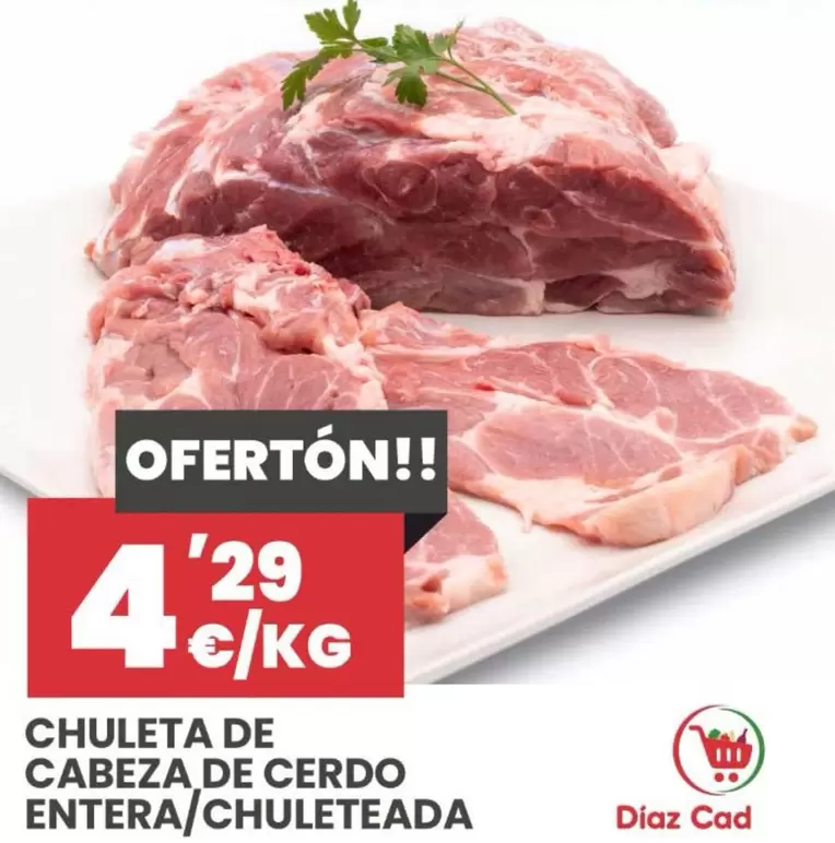 Díaz - Chuleta De Cabeza De Cerdo