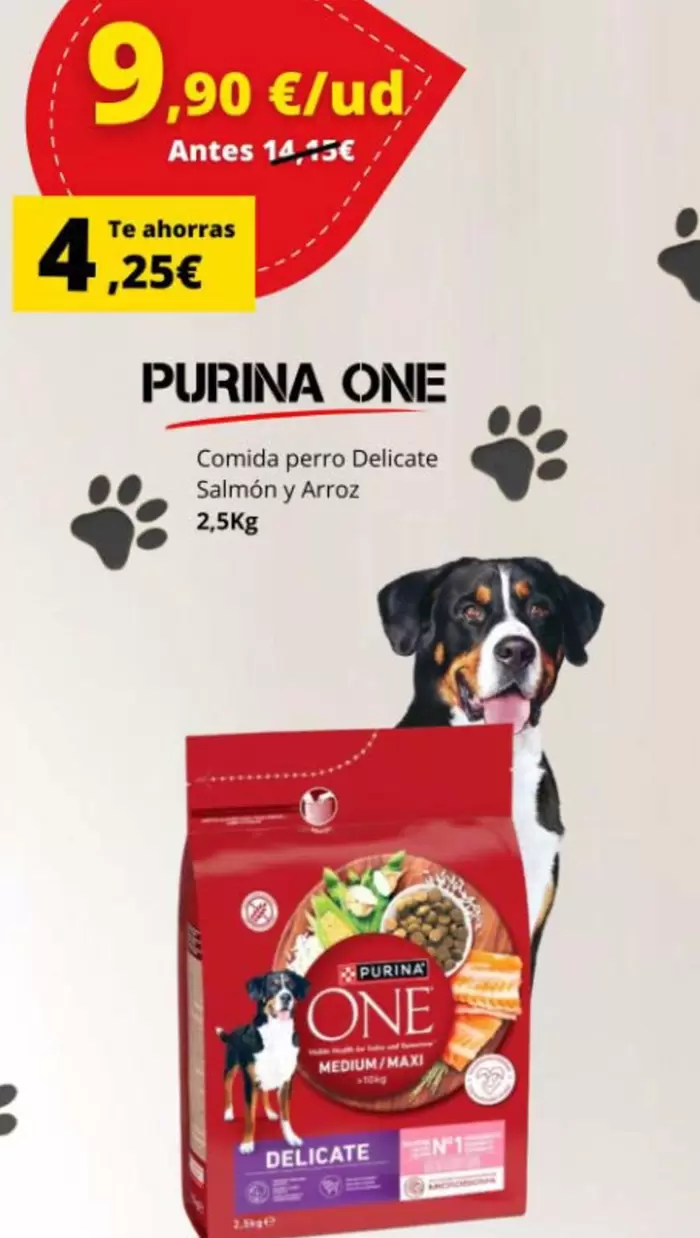 Purina One - Comida Perro Delicate Salmon Y Arroz