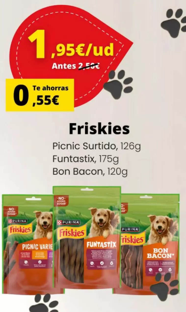 Friskies - Picnic Surtido, Funtastix, Bon Bacon