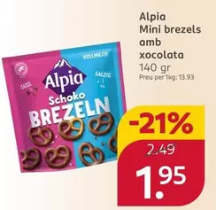Alpia - Mini Brezels Amb Xocolata