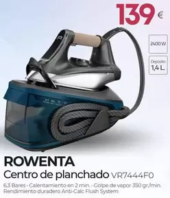 Rowenta - Centro De Planchado Vr7444f0