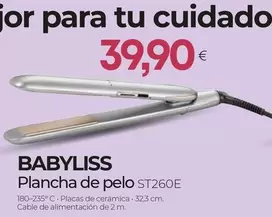 Babyliss - Plancha De Pelo St260e