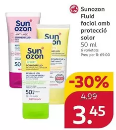 Sunozon - Fluid Facial Amb Proteccio Solar