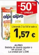 Alpro - Bebida De Avena Regular O Sin Azucar