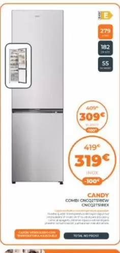 Candy - Combi CNCQ2T518EW/CNCQ2T518EX