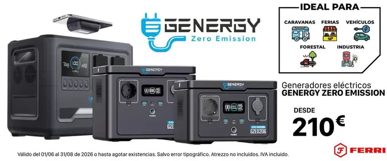 Genergy - Generadores Eléctricos Zero Emission