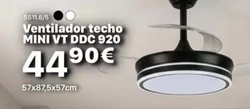 Ventilador Techo Mini VT DDC 920