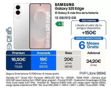 Samsung - Galaxy S25 Edge