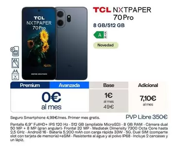 TCL - Nxtpaper 70 Pro