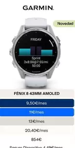 Garmin - Fenix 8 43mm Amoled