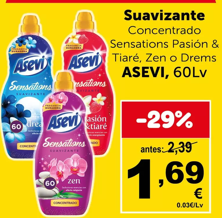 Asevi - Suavizante