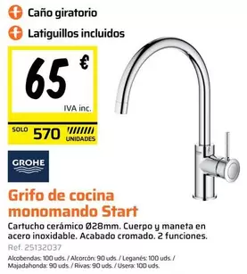 Solo - Grifo De Cocina Monomando Start