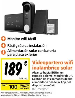 Solar - Monitor Wifi Tàcti