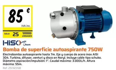 Solo - Bomba De Superficie Autoaspirante 750W