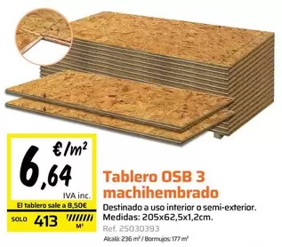 Solo - Tablero Osb 3 Machinembrado