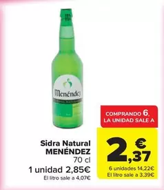 menendez - Sidra Natural