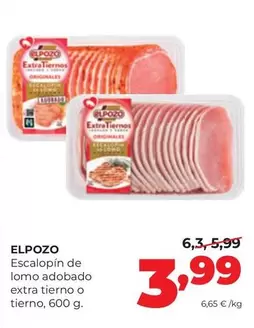 Elpozo - Escalopín De Lomo Adobado Extra Tierno O Tierno