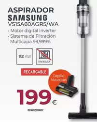 Samsung - Aspirador VS15A60AGR5/WA