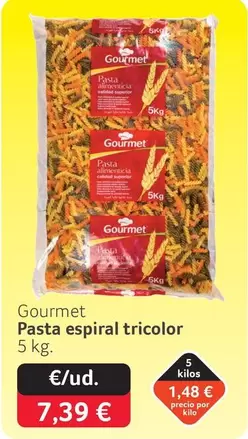 Gourmet - Pasta Espiral Tricolor