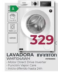 infiniton - Lavadora Wmf104awh