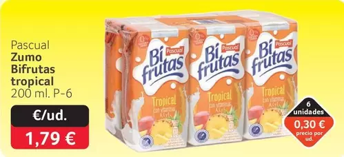 Bifrutas - Pascual Zumo Tropical