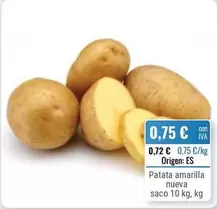 Patata Amarilla Nueva Origen: ES