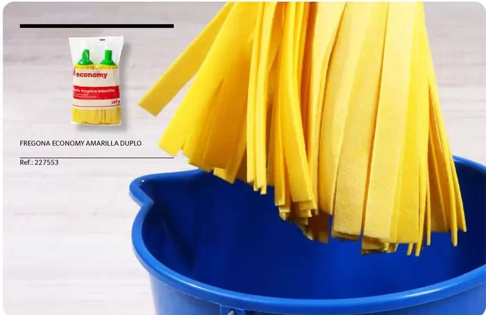Fregona Economo Amarilla Duplo