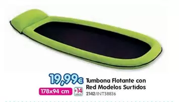 Tumbona Flotante Con Red Modelos Surtidos