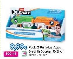 Pack 2 Pistolas Agua Stealth Soaker X-Shot