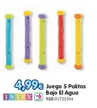 Intex - Juego 5 Palitos Bajo El Agua