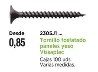 Tornillo Fosfatado Paneles Yeso Vissaplac