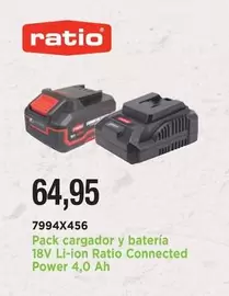 Ratio - Pack Cargador Y Batería