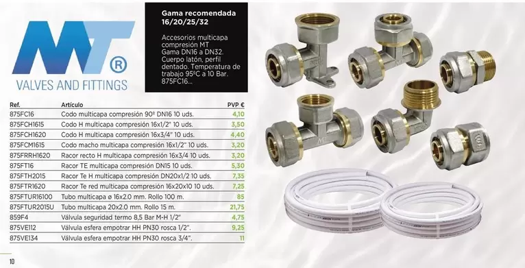 MT - Valves And Fittings