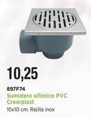 Súmidero Sifonico PVC Clearplast