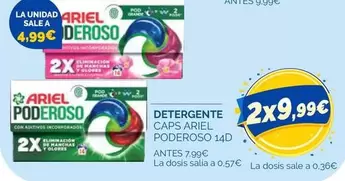 Ariel - Detergente Caps Poderoso