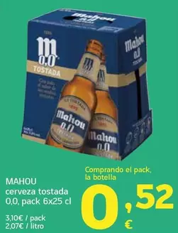Mahou - Cerveza Tostada