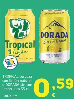 Tropical - Cerveza Con Limon Natural
