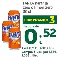 Fanta - Naranja Zero